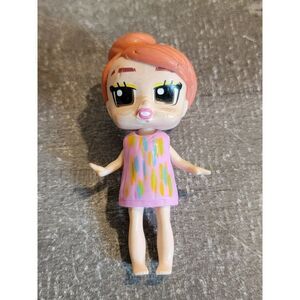 Mini AS IS Pink Dress doll doll girl toy figure